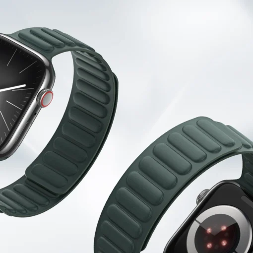 Apple Watch rihm 384041mm Dux Ducis Woven magnetkinnitusega roheline 7
