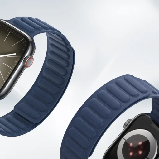 Apple Watch rihm 384041mm Dux Ducis Woven magnetkinnitusega sinine 6