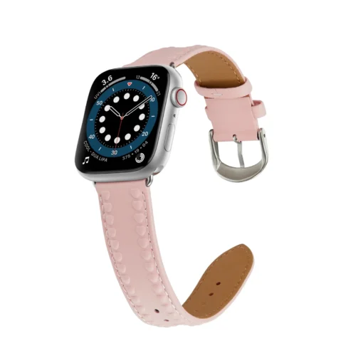 Apple Watch rihm 384041mm kunstnahast roosa 4