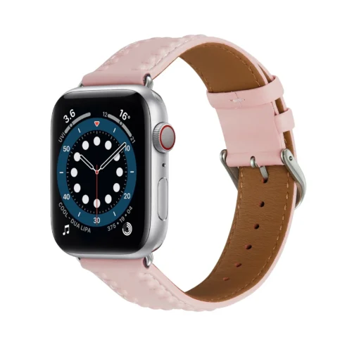 Apple Watch rihm 384041mm kunstnahast roosa