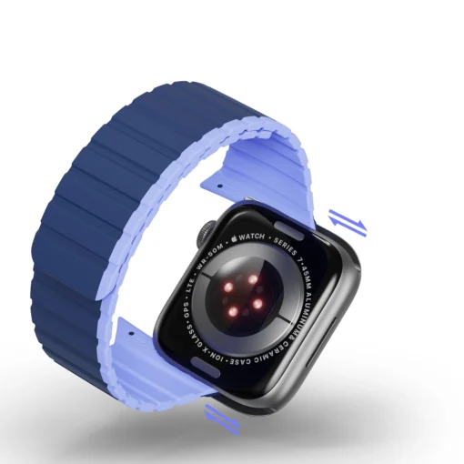 Apple Watch rihm 384041mm silikoonist magnetkinnitusega sinine 10