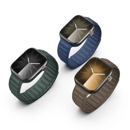 Apple Watch rihm 424445mm Dux Ducis Woven magnetkinnitusega roheline 3