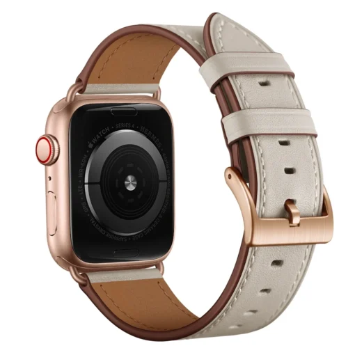 Apple Watch rihm nahast 384041mm Beige 2