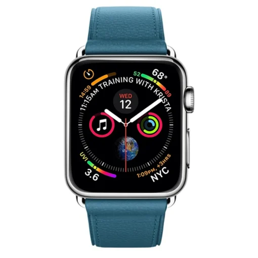 Apple Watch rihm nahast 384041mm Dark Blue 2