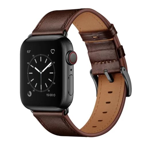 Apple Watch rihm nahast 384041mm Dark Brown