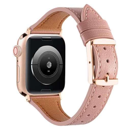 Apple Watch rihm nahast 384041mm Dark Pink 1