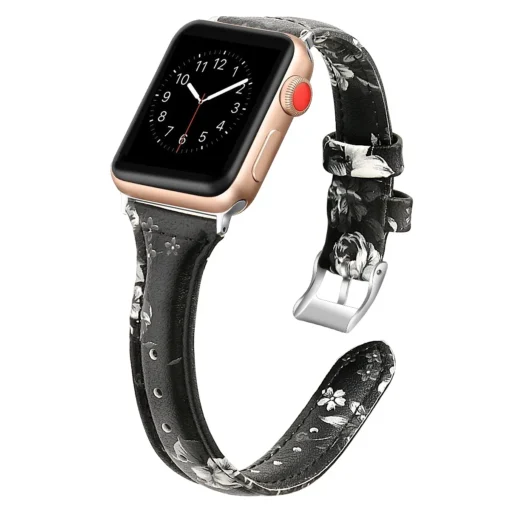 Apple Watch rihm nahast 384041mm Grey Flower