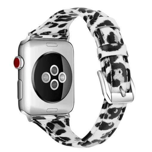 Apple Watch rihm nahast 384041mm Grey Leopard Print 2