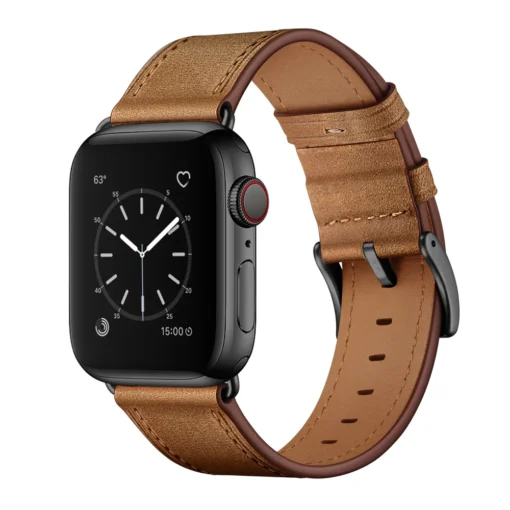 Apple Watch rihm nahast 384041mm Red Brown