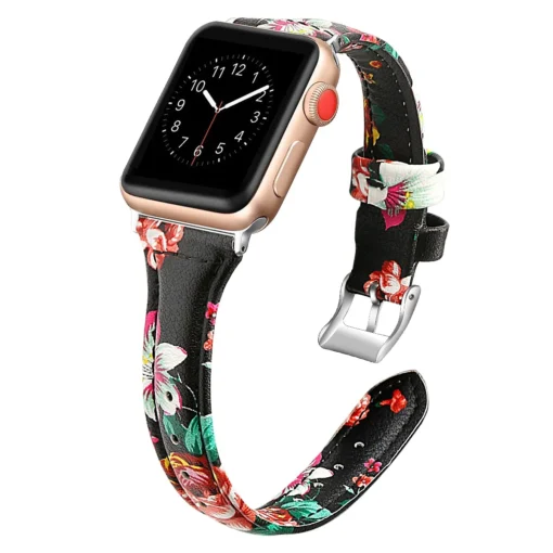 Apple Watch rihm nahast 384041mm Red Flower