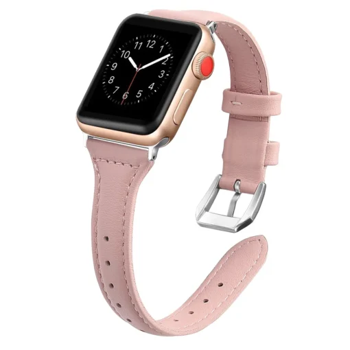 Apple Watch rihm nahast 384041mm Rose Pink