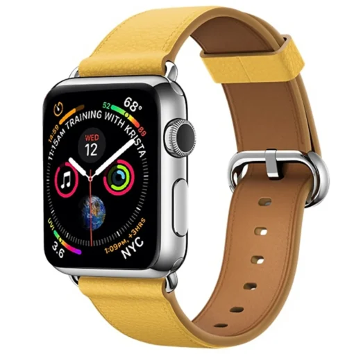 Apple Watch rihm nahast 384041mm Yellow 1