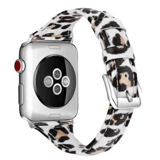 Apple Watch rihm nahast 384041mm Yellow Leopard Print 2