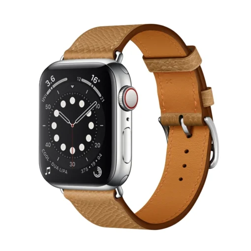 Apple Watch rihm nahast 384041mm pruun