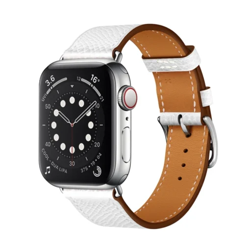 Apple Watch rihm nahast 384041mm valge