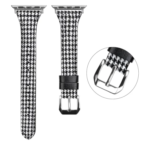 Apple Watch rihm nahast 424445Ultra Houndstooth 1