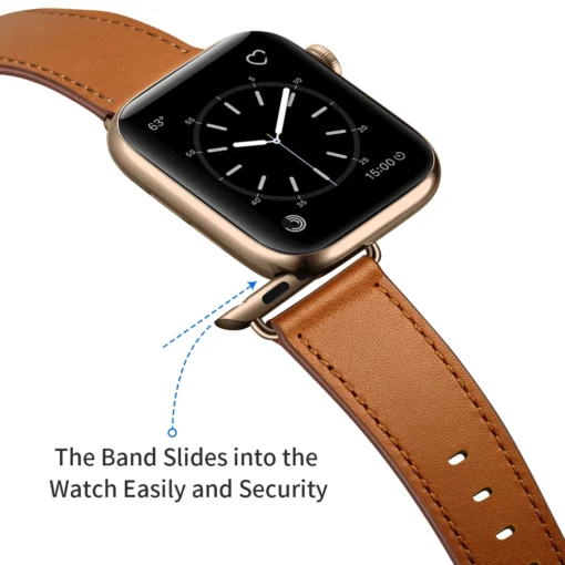 Apple Watch rihm nahast Brown 1