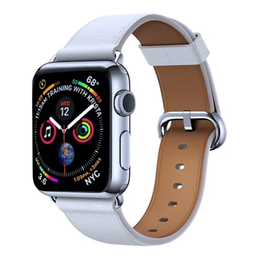 Apple Watch rihm nahast white 1