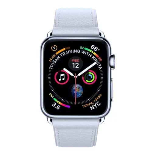 Apple Watch rihm nahast white 2