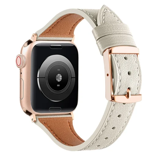 Apple Watch rihm nahast white rosegold 4