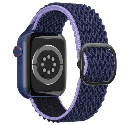 Apple Watch rihm nailon 384041mm Midnight Blue Black 1