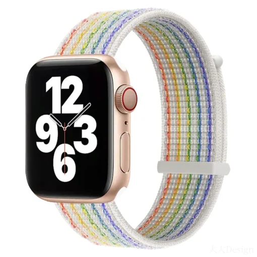 Apple Watch rihm nailon 384041mm Reflective Rainbow Colors