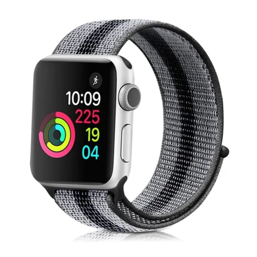 Apple Watch rihm nailon 384041mm Striped Black