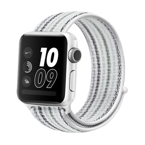 Apple Watch rihm nailon 384041mm White Pinstripe 2