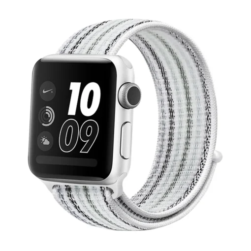 Apple Watch rihm nailon 384041mm White Pinstripe