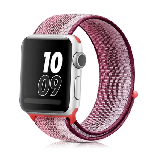 Apple Watch rihm nailon 424445Ultra Berry Color