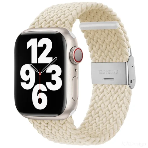 Apple Watch rihm punutud nailonist 384041mm Starlight