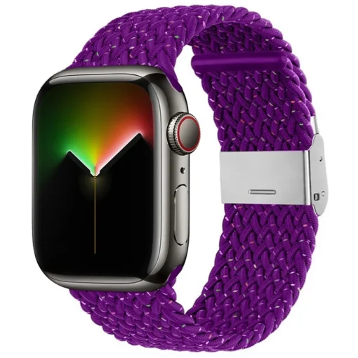 Apple Watch rihm punutud nailonist 384041mm Starlight Purple