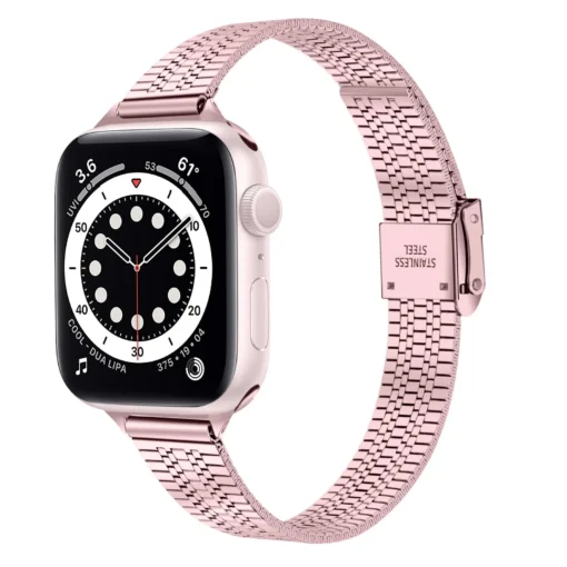 Apple Watch rihm roostevabast terasest 384041mm rose pink