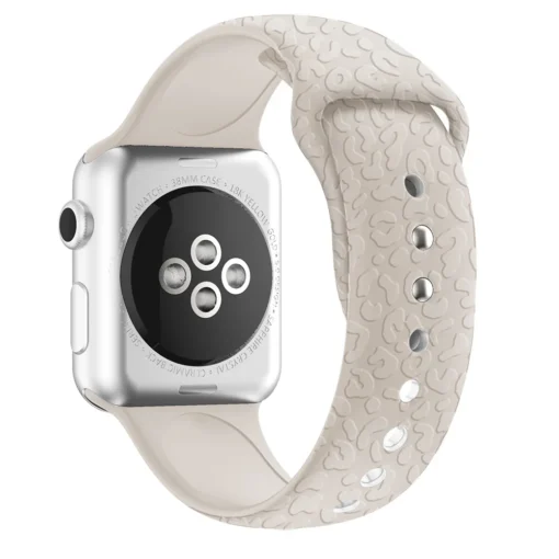 Apple Watch rihm silikoonist 384041mm Beige White