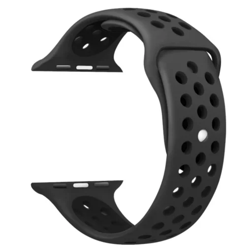 Apple Watch rihm silikoonist 424445Ultra Black 3