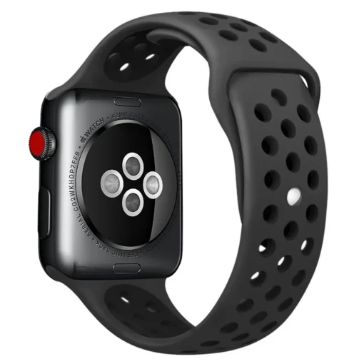 Apple Watch rihm silikoonist 424445Ultra Black