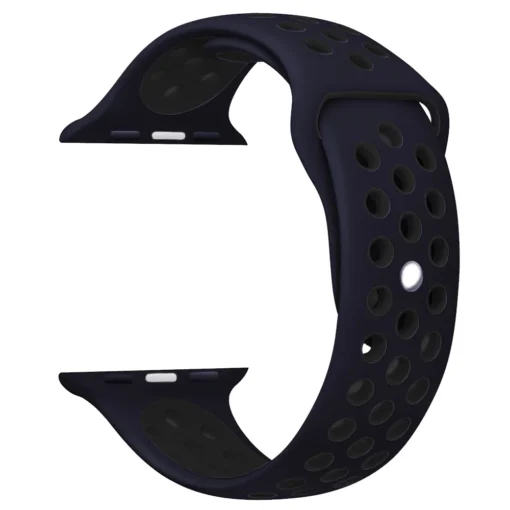 Apple Watch rihm silikoonist 424445Ultra Blue Black 3