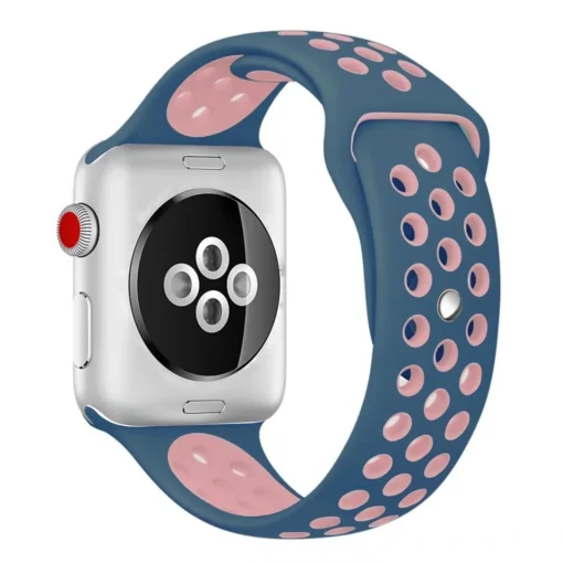 Apple Watch rihm silikoonist 424445Ultra Blue Powder