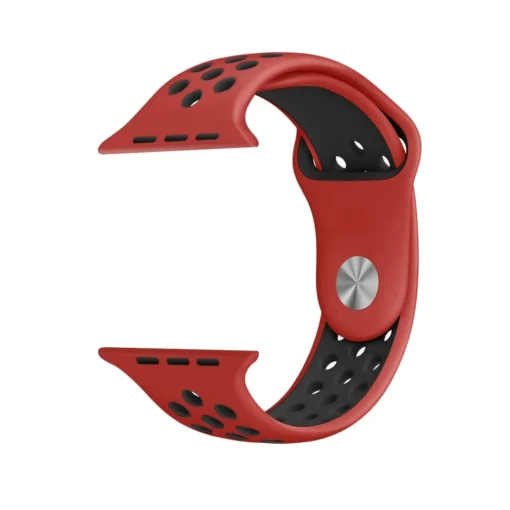 Apple Watch rihm silikoonist 424445Ultra Red Black 2