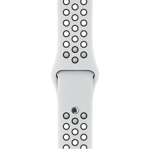 Apple Watch rihm silikoonist 424445Ultra White Black 2