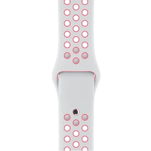 Apple Watch rihm silikoonist 424445Ultra White Pink 2