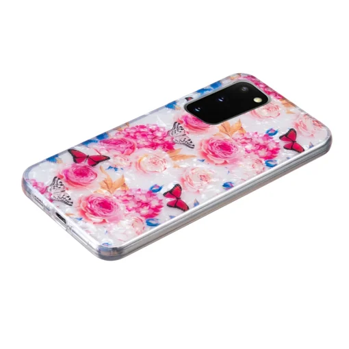 Samsung S20 FE umbris silikoonist Butterfly Flower 2