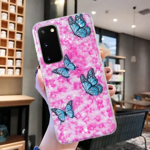 Samsung S20 FE umbris silikoonist Colorful Butterfly 3