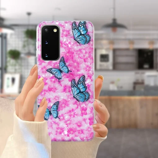 Samsung S20 FE umbris silikoonist Colorful Butterfly 4