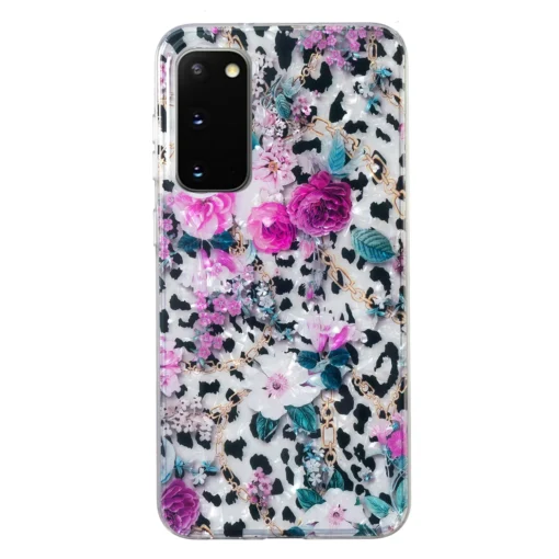 Samsung S20 FE umbris silikoonist Leopard Flower 1