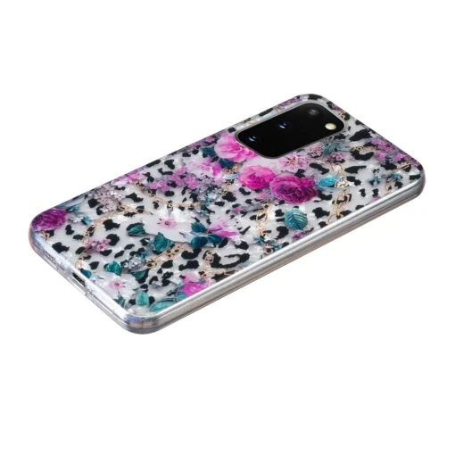 Samsung S20 FE umbris silikoonist Leopard Flower 2