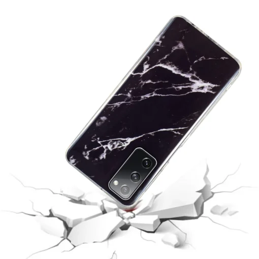 Samsung S20 FE umbris silikoonist Marble Must 2