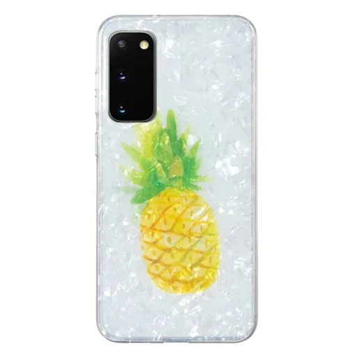 Samsung S20 FE umbris silikoonist Pineapple 1