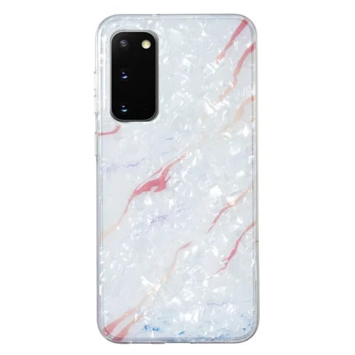 Samsung S20 FE umbris silikoonist White Marble 1