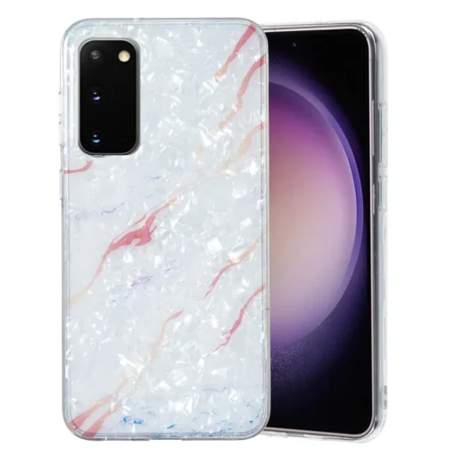 Samsung S20 FE umbris silikoonist White Marble